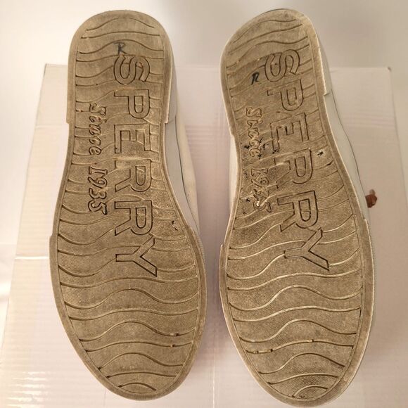 Sperry Crest Vibe Top-Sider Memory Foam White/Gold Women’s Sz 6.5 - Picture 15 of 15